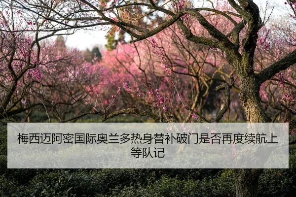 梅西迈阿密国际奥兰多热身替补破门是否再度续航上等队记